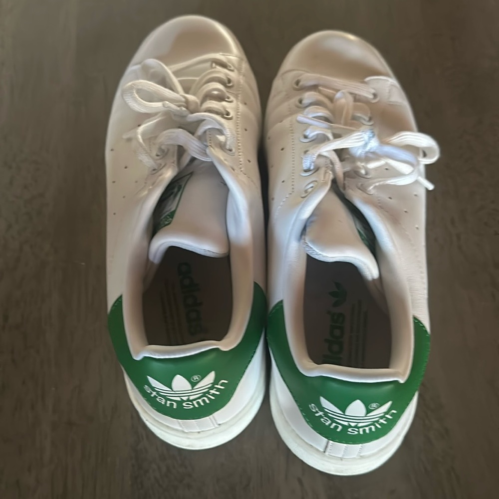 Slightly Worn Men’s Adidas White & Green Stan Smiths
